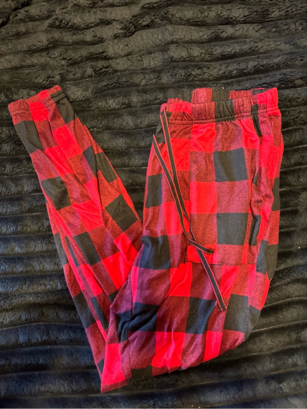 Women’s Red and Black Plaid Lounge Pants